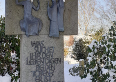 Friedhof Altstadt Schwarzer Weg – Winterimpression